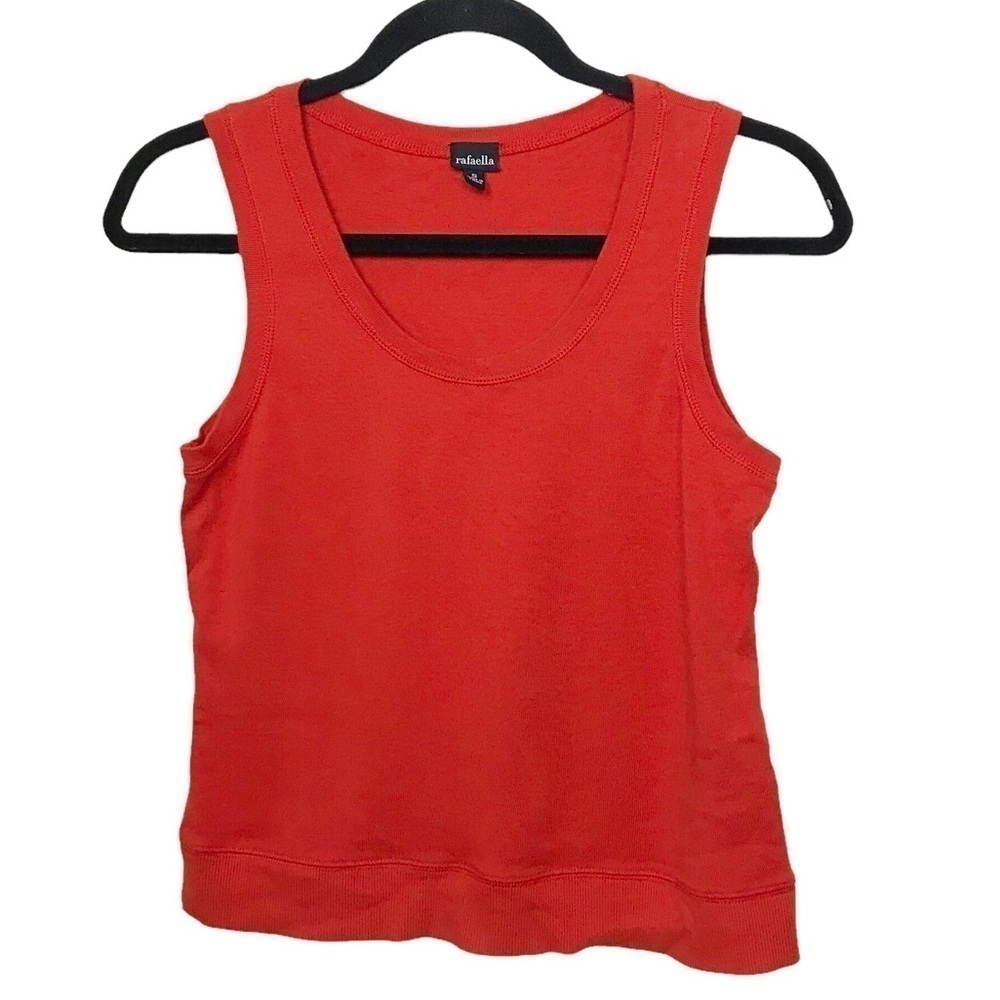 Rafaella Red Orange Tank Top Small
